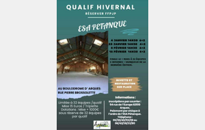 Qualif. Hivernal à Arques