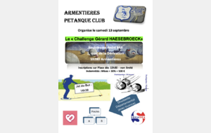 Challenge  Gérard Hazebroeck à Armentières
