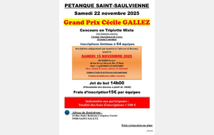 Concours Triplette Mixte à Saint Saulve