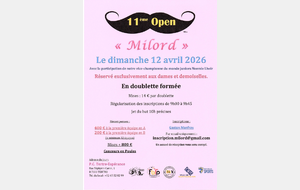 11e Open Milord à Tertre