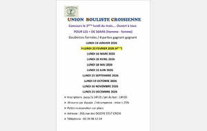 Concours 3em Lundi à Croix