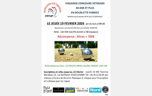 Concours +60ans à Ronchin