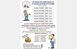 Challenge du PC Lessines