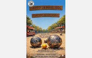 Concours Doublette à Croix