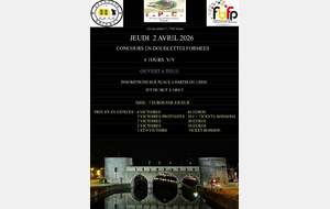 Concours Doublettes à Tournai