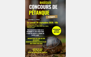 Concours Doublettes à Basècles (Bel)