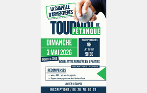 Concours Doublettes à La Chapelle d'Armentières