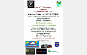Grand Prix de Sigebert à la Ch'ti Pétanque