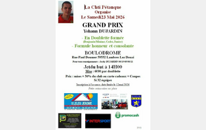 Grand Prix Y.Dujardin Jeunes à Ch'ti Pétanque