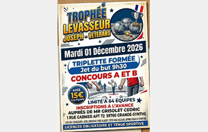 Trophée J.LEVASSEUR à Grande Synthe